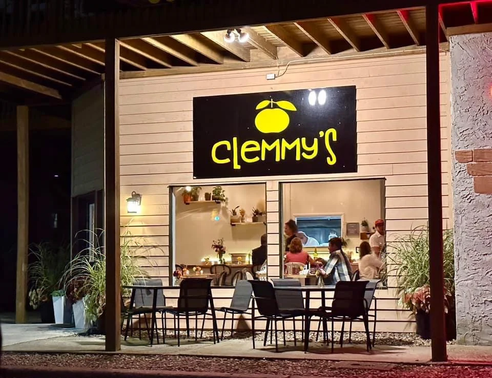 Outside of Clemmy's Restaurant